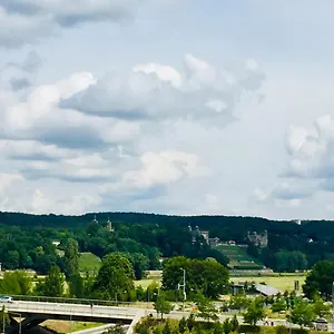 Panoramablick Auf Elbe Und Schlösser Apartment Dresden